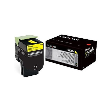 Lexmark 800S4 (80C0S40) Yellow — Cartus de toner