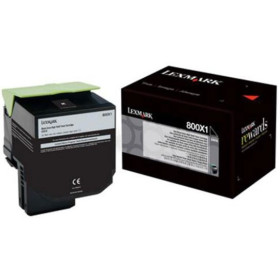Lexmark 800X1 (80C0X10) Black — Cartus de toner