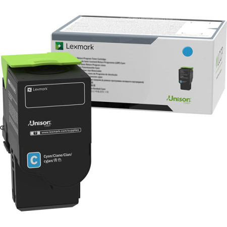 Lexmark 78C0U20 Cyan — Cartus de toner
