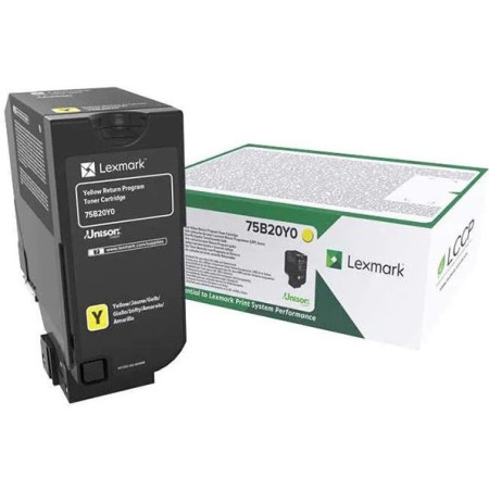 Lexmark 75B20Y0 Yellow Return Program — Cartus de toner