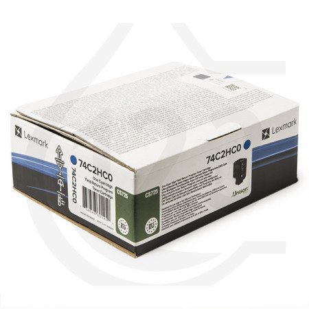 Lexmark 74C2HCE Cyan Corporate — Cartus de toner