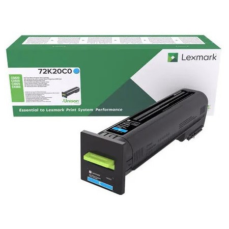 Lexmark 72K20C0 Cyan Return Program — Cartus de toner