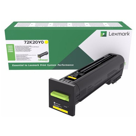 Lexmark 72K20Y0 Yellow Return Program — Cartus de toner