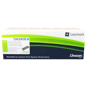 Lexmark 72K2XCE Cyan Corporate — Cartus de toner