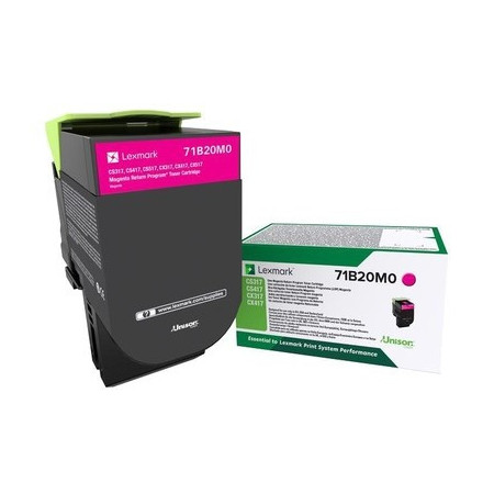 Lexmark 71B20M0 Magenta Return Program — Cartus de toner