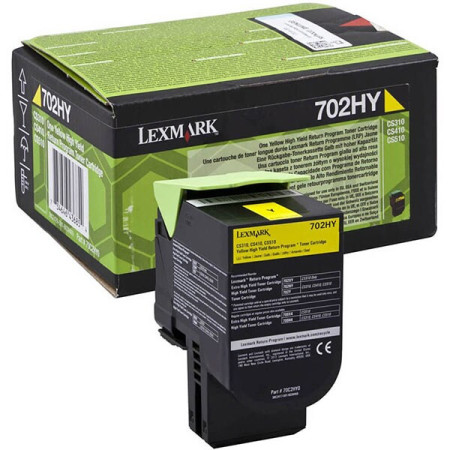 Lexmark 702HYE (70C2HYE) Yellow Corporate — Cartus de toner