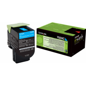 Lexmark 702XC (70C2XC0) Cyan Return Program — Cartus de