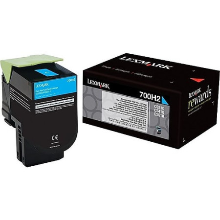 Lexmark 700H2 (70C0H20) Cyan — Cartus de toner