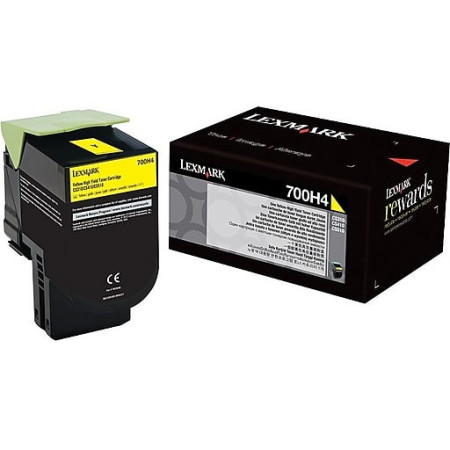 Lexmark 700H4 (70C0H40) Yellow — Cartus de toner