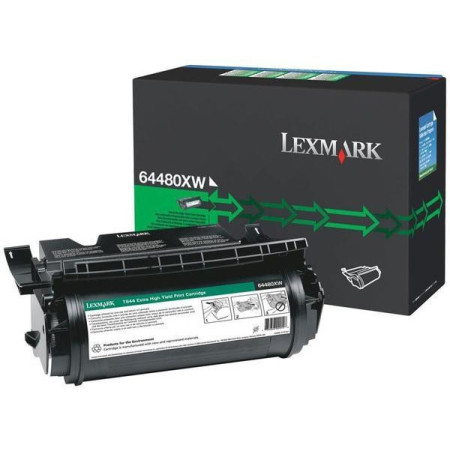 Lexmark 64480XW Black Reconditioned — Cartus de toner