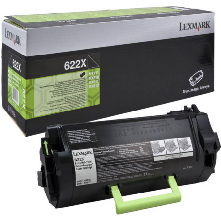 Lexmark 622X (62D2X00) Black Return Program — Cartus de