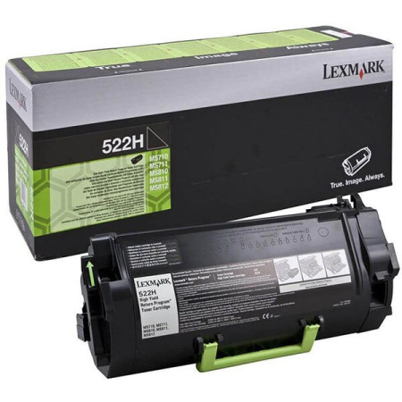 Lexmark 522H (52D2H00) Black Return Program — Cartus de