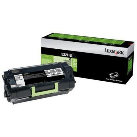 Lexmark 522HR (52D2H0R) Black Reconditioned — Cartus de