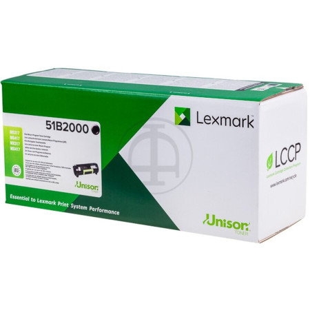 Lexmark 51B2000 Black Return Program — Cartus de toner
