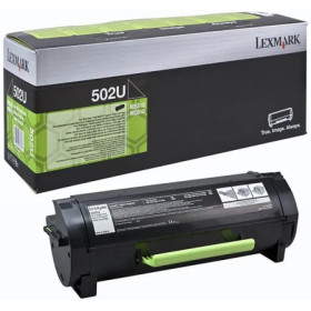 Lexmark 502UR (50F2U0R) Black Reconditioned — Cartus de