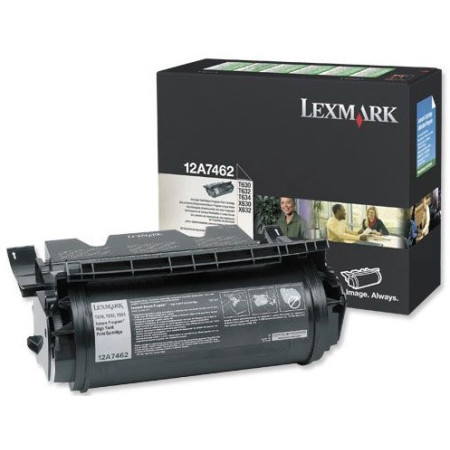 Lexmark 12A7462 Black Return Program — Cartus de toner