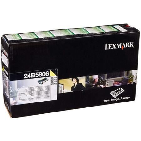 Lexmark 24B5806 Yellow — Cartus de toner
