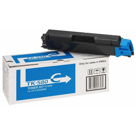 Kyocera TK-580C Cyan (TK580C, 1T02KTCNL0) — Cartus de toner