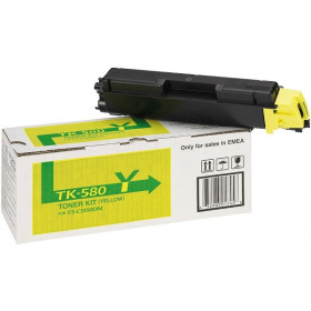 Kyocera TK-580Y Yellow (TK580Y, 1T02KTANL0) — Cartus de