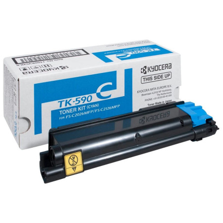 Kyocera TK-590C Cyan (TK590C, 1T02KVCNL0) — Cartus de toner