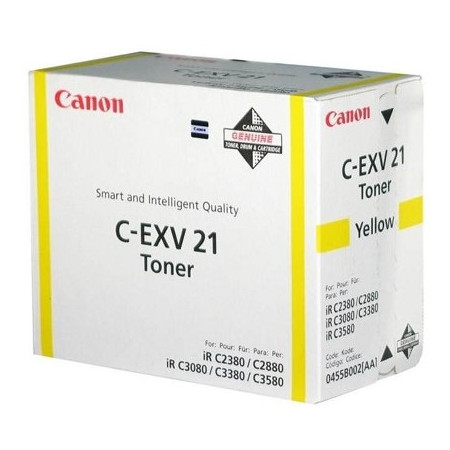 Canon EXV 21 Yellow (0455B002, C-EXV21Y, CEXV21Y) — Cartus