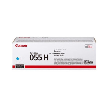 Canon 055H Cyan (3019C002, CRG-055HC, CRG055HC) — Cartus de