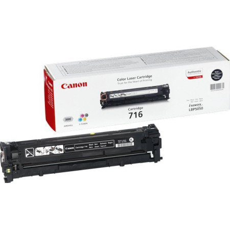Canon 716 Black (1980B002, CRG-716BK, CRG716 BK) — Cartus