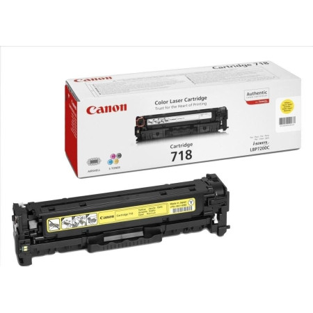 Canon 718 Yellow (2659B002, CRG-718Y, CRG718 Y) — Cartus de