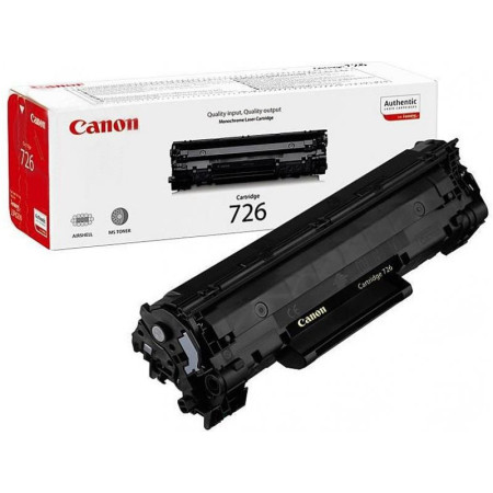 Canon 726 Black (3483B002, CRG-726, CRG726) — Cartus de