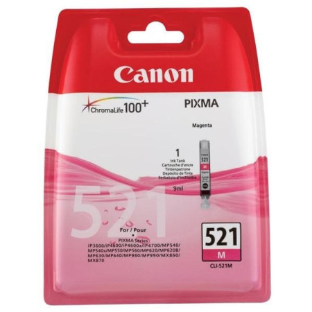 Canon CLI-521M Magenta (2935B001, CLI521M) — Cartus de