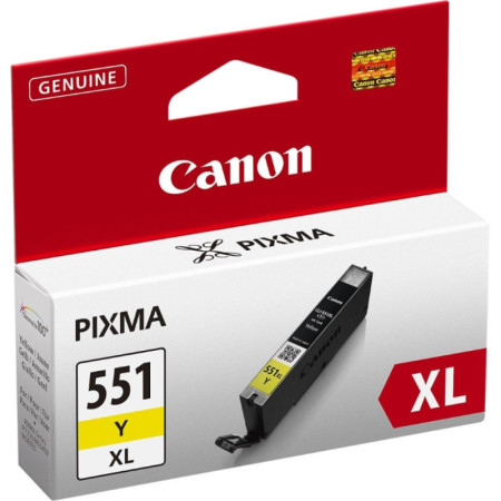 Canon CLI-551Y XL Yellow (6446B001, CLI551YXL) — Cartus de