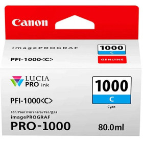 Canon PFI-1000C Cyan (0547C001, PFI1000C) — Cartus de