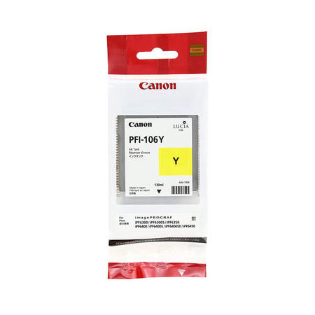 Canon PFI-106Y Yellow (6624B001, PFI106Y) — Cartus de