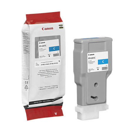 Canon PFI-207C Cyan (8790B001, PFI207C) — Cartus de cerneala