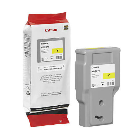 Canon PFI-207Y Yellow (8792B001, PFI207Y) — Cartus de