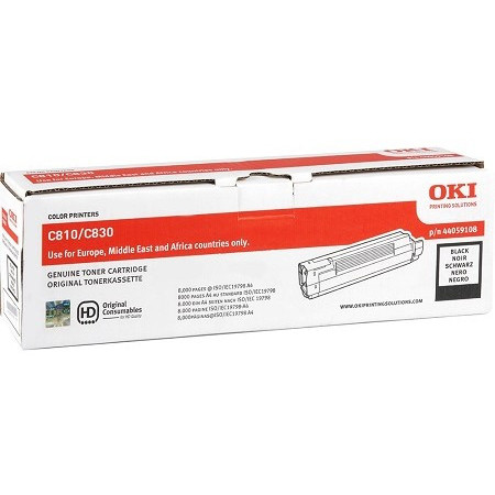 Oki 44059108 Black — Cartus de toner