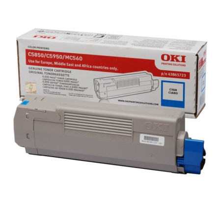 Oki 43865723 Cyan — Cartus de toner