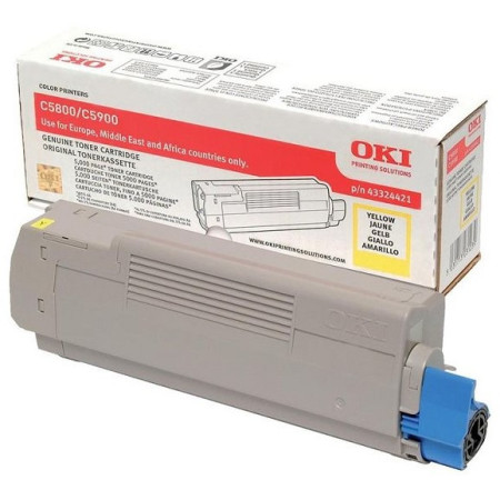 Oki 43324421 Yellow — Cartus de toner
