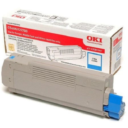 Oki 43381907 Cyan — Cartus de toner