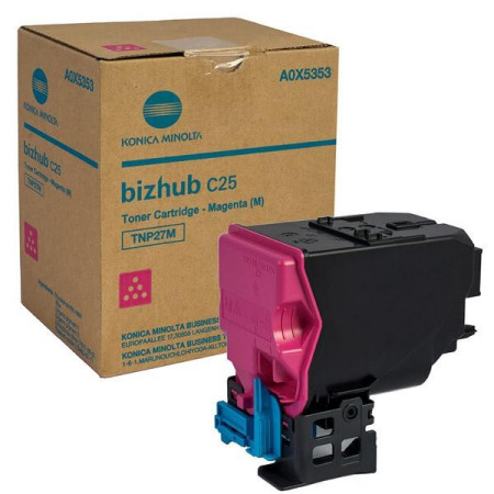 Konica Minolta TNP27M Magenta (A0X5353, TNP-27M) — Cartus