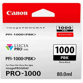 Cartus de cerneala Canon PFI-1000PBK Photo Black (0546C001, PFI1000PBK)