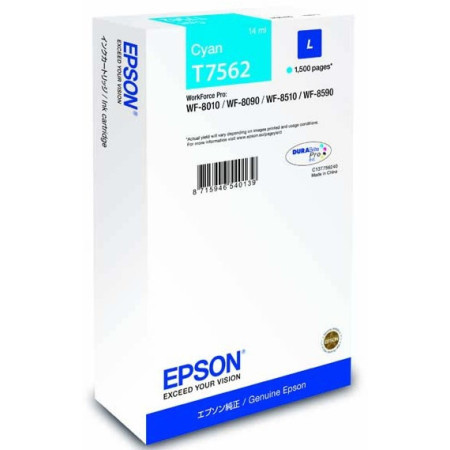Epson T7562 Cyan (C13T756240) — Cartus de cerneala
