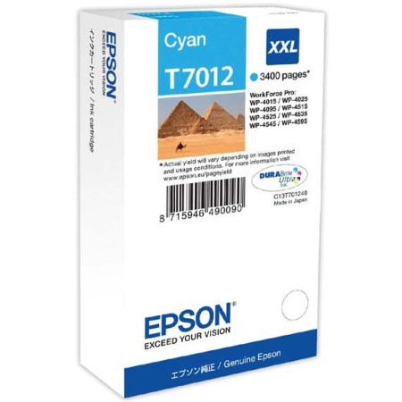 Epson T7012 Cyan (C13T70124010) — Cartus de cerneala