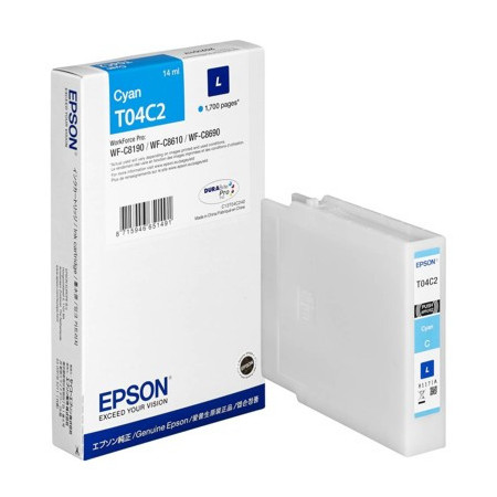 Epson T04C2 Cyan (C13T04C240, C13T04C24N) — Cartus de