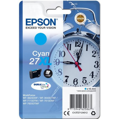 Epson 27XL Cyan (C13T27124012) — Cartus de cerneala