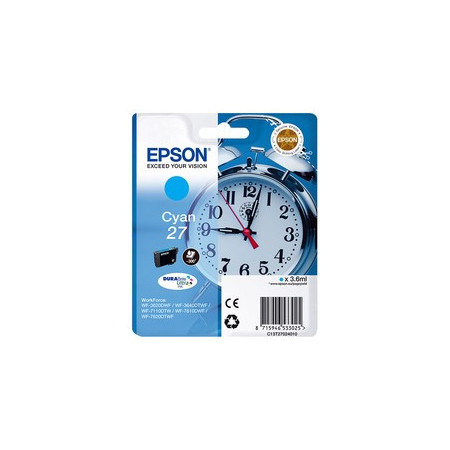 Epson 27 Cyan (C13T27024012) — Cartus de cerneala