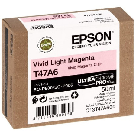 Epson T47A6 Vivid Light Magenta (C13T47A60N) — Cartus de