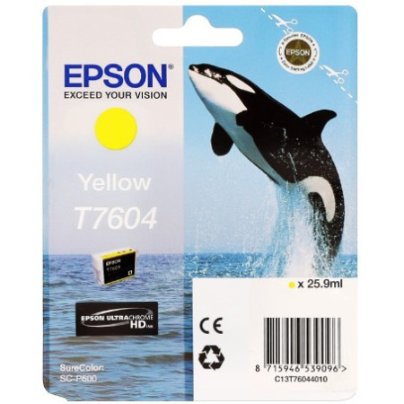 Epson T7604 Yellow (C13T760440) — Cartus de cerneala