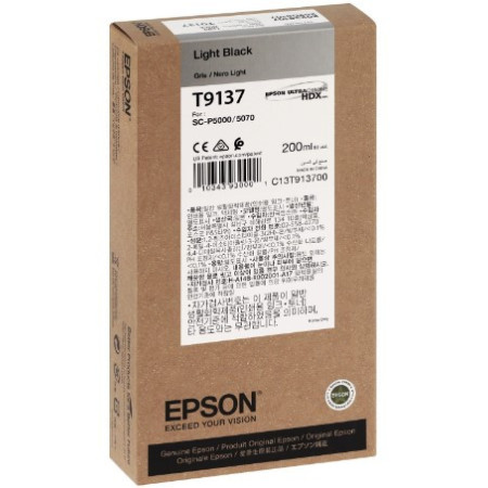 Epson T9137 Light Black (C13T913700) — Cartus de cerneala