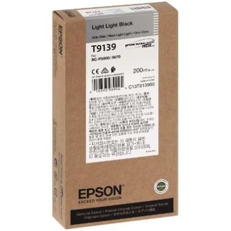 Epson T9139 Light Light Black (C13T913900) — Cartus de